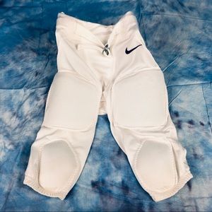 Nike Boys White Padded Football Shorts